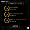 Достигнув новых высот, VOOPOO завоевал 3 награды на SEVENTH ANNUAL VAPOUROUND AWARDS